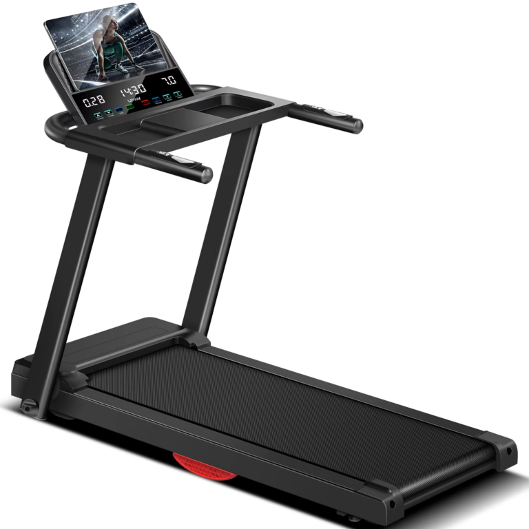 3.0HP Brushless Foldable Home Treadmill – 300LB Capacity