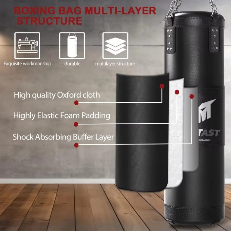 4ft Heavy Punching Bag Set with With Multi Layer Structure