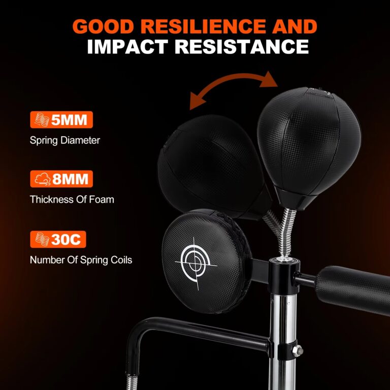 5-in-1 Freestanding Punching Bag with Adjustable Stand Speed Bag Target for Adults and Kids