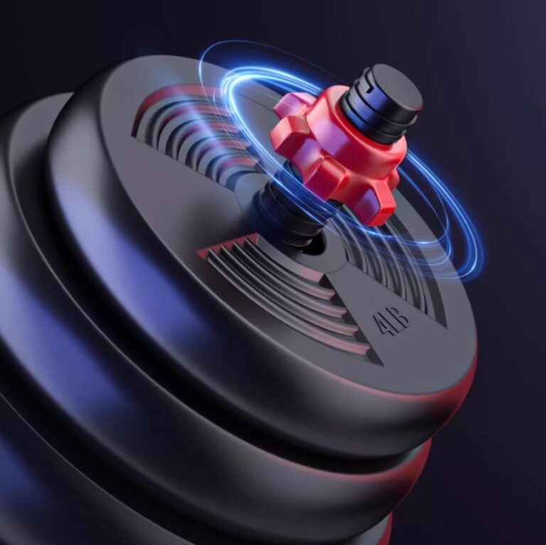 Adjustable Dumbbell to Barbell Set 5–44 lbs Versatile Weight Plates