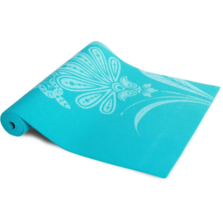 Blue Yoga Mat Non-Slip Lightweight Fitness