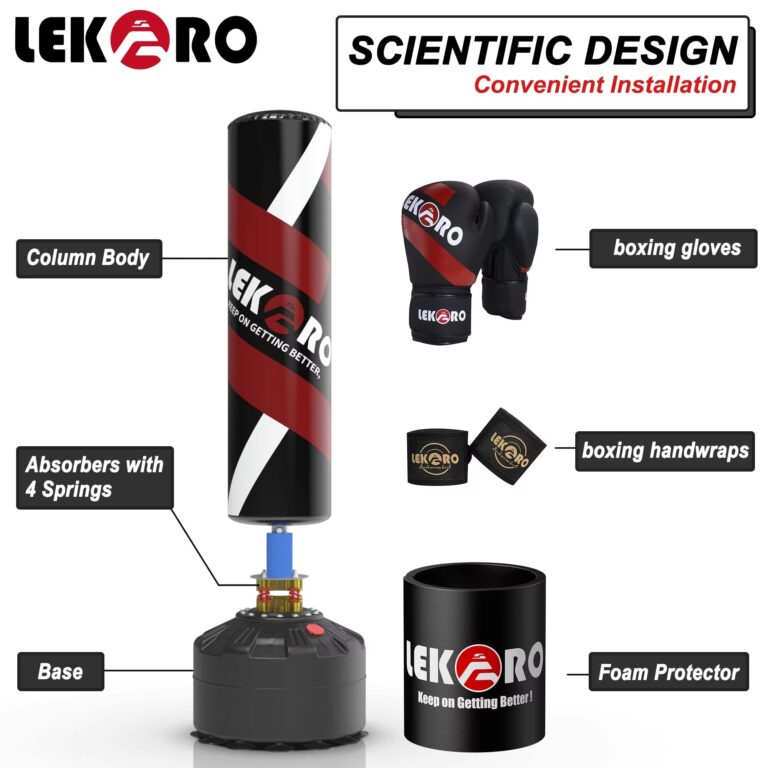 Boxing and Muay Thai Training Tower Standing Punching Bag