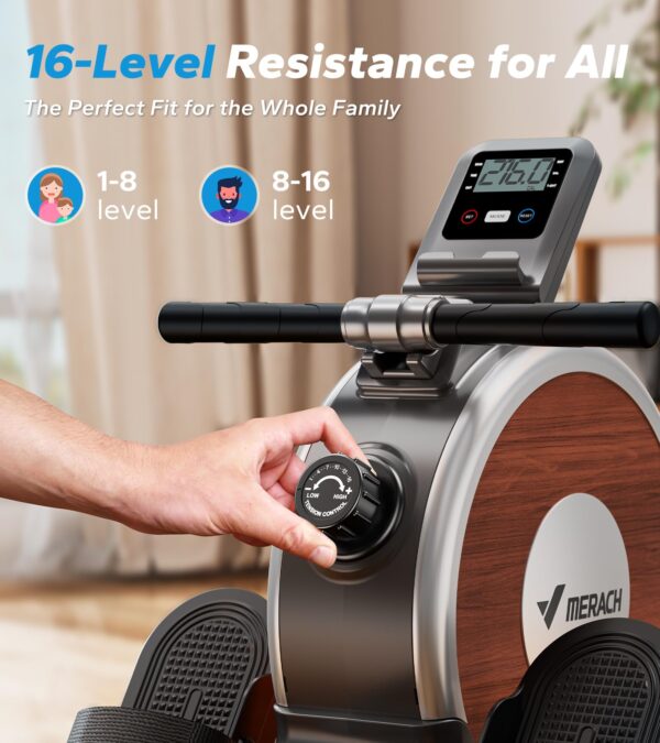 MERACH Magnetic Rowing Machine for Home