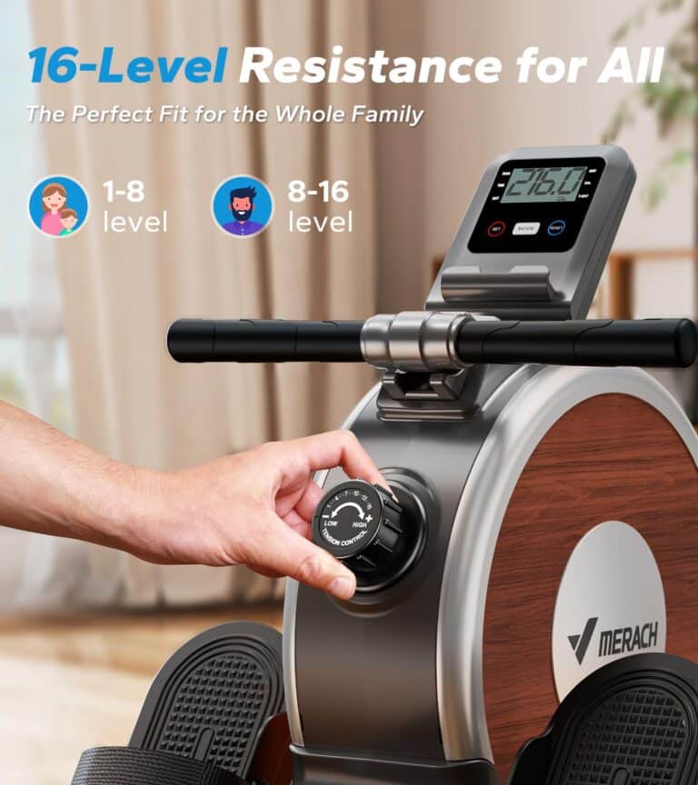 MERACH Magnetic Rowing Machine for Home