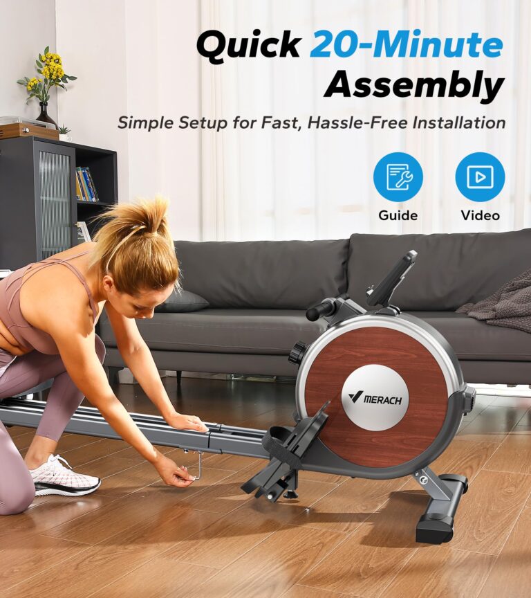 MERACH Magnetic Rowing Machine for Home