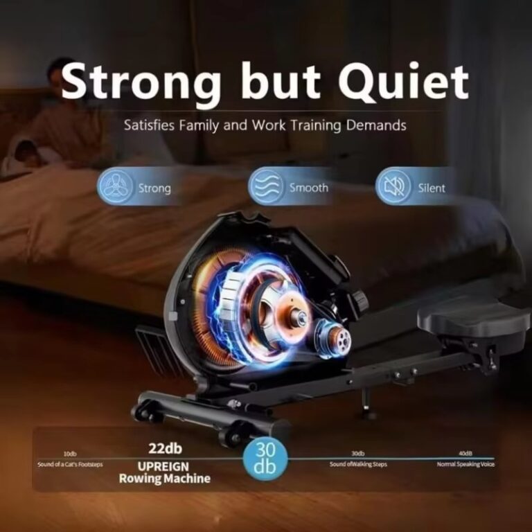 Magnetic Rowing Machine for Home Gym - Quiet Smooth Resistance Foldable Rower