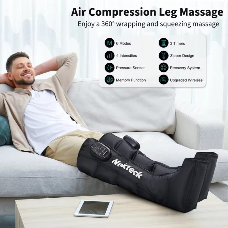 Nekteck Cordless Air Compression Leg and Foot Massager