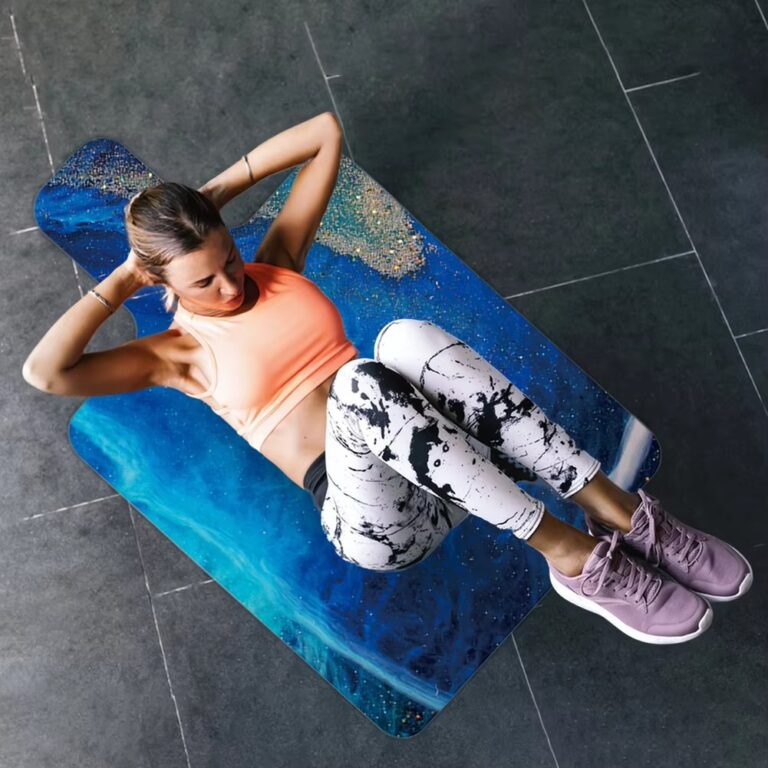 Portable Rubber Yoga & Fitness Mat