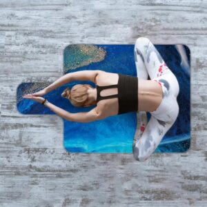 Portable Rubber Yoga & Fitness Mat