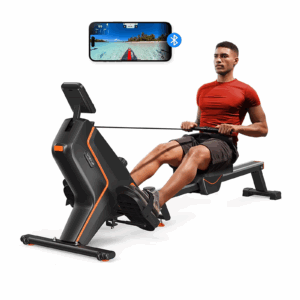 UTRYUP Magnetic and Water Rower Rowing Machine – 16-Level Quiet Resistance, Foldable & Compact for Home Gym Fitness